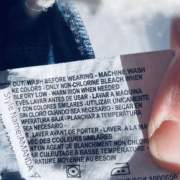 Gloria Vanderbilt Jeans Womens Size 16 Short Amanda Dark Wash Ankle Classic - Picture 9 of 9